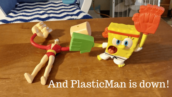And PlasticMan is down!